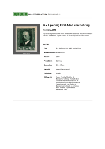 6 + 4 pfennig Emil Adolf von Behring