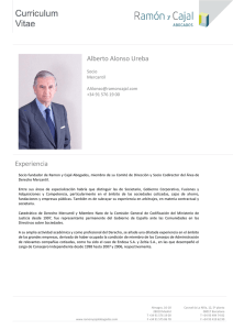 Alberto Alonso Ureba Experiencia