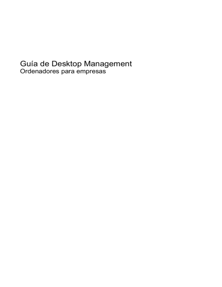 Guía de Desktop Management