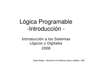 Lógica Programable -Introducción -