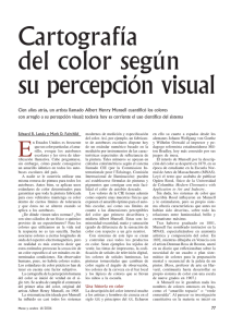 Cartografía del color según su percepción visual