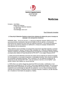 N Noticia as - L-3 Communications