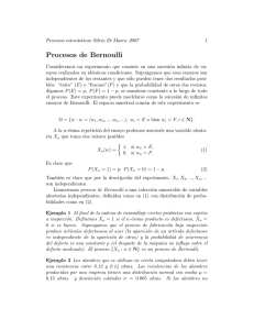 Procesos de Bernoulli