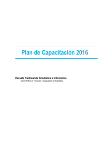 Plan de Capacitación 2016