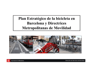 Plan Estratégico de la bicicleta en Barcelona y Directrices