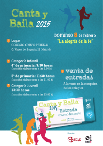 Canta y Baila 2015 - Colegio Everest Monteclaro