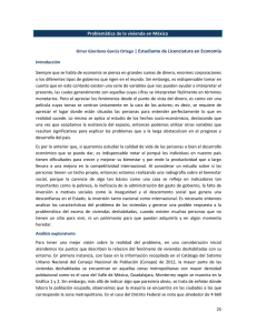 Problemática de la vivienda en México Omar Giordano García