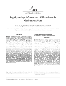 Legality and age influence end of life decisions in