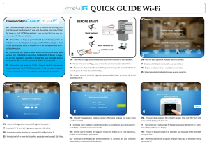QUICK GUIDE Wi-Fi - Candy simply-Fi