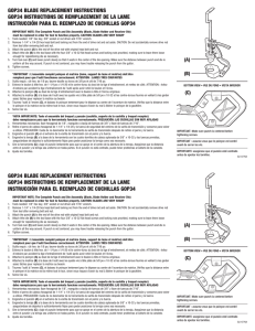 gop34 blade replacement instructions gop34 instructions de