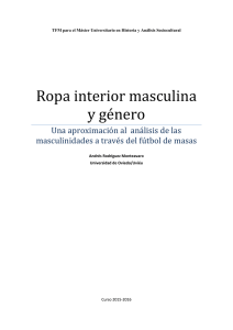Ropa interior masculina y género - Repositorio de la Universidad de