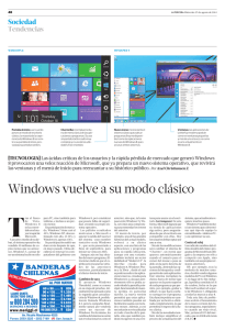 Windows vuelve a su modo clásico