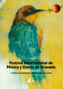 Programa del festival - Festival Internacional de Música y Danza de