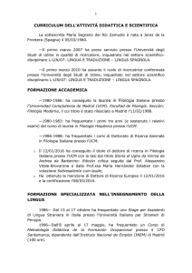 CV - Università degli Studi di Udine