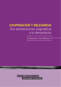 Cooperación y relevancia - Biblioteca Virtual Universal
