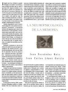 La neuropsicología de la memoria - E