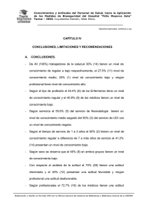 CAPÍTULO IV CONCLUSIONES, LIMITACIONES Y