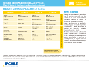 tec comunicacion audiov - Instituto Profesional de Chile