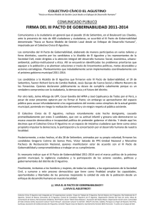 firma del iii pacto de gobernabilidad 2011-2014