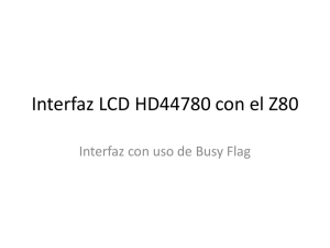 Interfaz LCD HD44780 con el Z80