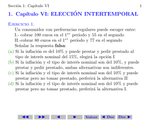 Elección Intertemporal