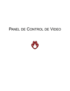 Panel de Control de Video