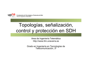 Topologías, señalización, control y protección en SDH