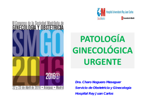 patología ginecológica urgente - Congreso de Ginecología y