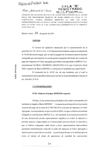 inc[dente de excepción de falta de acción por extinc]ón de la acción