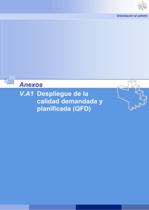 Anexos V.A1 Despliegue de la calidad demandada y planificada