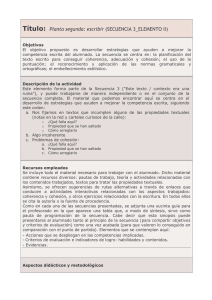 Título: Planta segunda: escribir (SECUENCIA 3_ELEMENTO II)