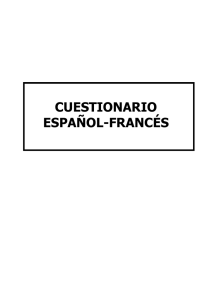 CUESTIONARIO ESPAÑOL