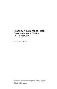 Navarra y País Vasco, 1936 : conspiración contra la República
