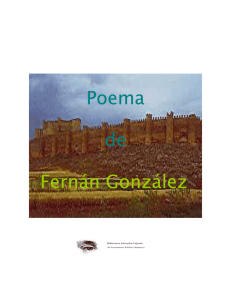 Poema de Fernán González - Biblioteca SAAVEDRA FAJARDO de