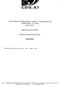 Page 1 ( CDG 81 Centre de Gestion de la Fonction Publique