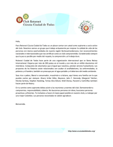Hola, Para Rotaract Cúcuta Ciudad de Todos es un placer contar