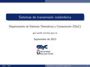 Sistemas de transmisión inalámbrica