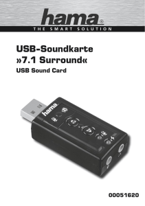 USB-Soundkarte »7.1 Surround« USB Sound Card