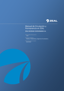 Manual de circulación y permanencia en ZEAL