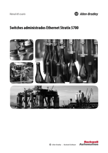 Switches administrados Ethernet Stratix 5700 Manual del usuario