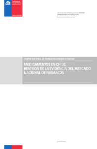 medicamentos en chile: revision de la evidencia del mercado