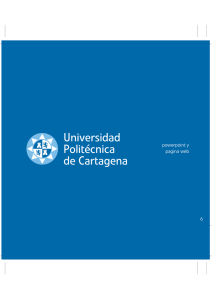 Powerpoint y página web - Universidad Politécnica de Cartagena