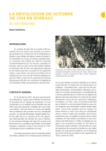 La Revolución de Octubre de 1934 en Euskadi. 50 aniversario