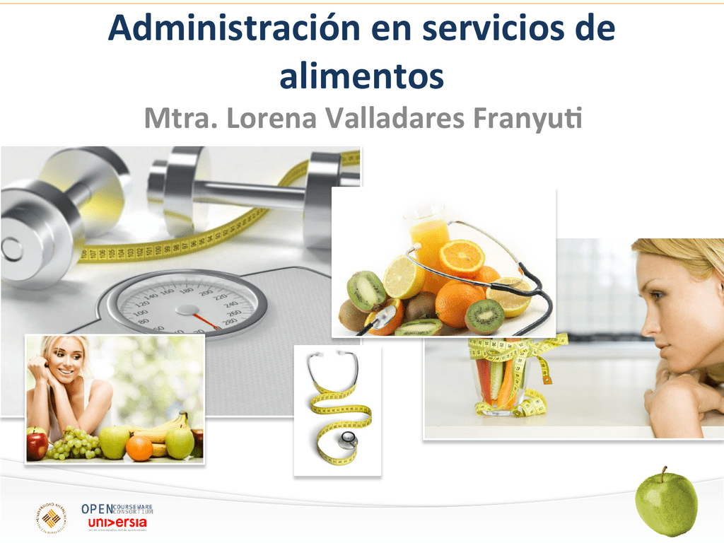 Administración en servicios de alimentos