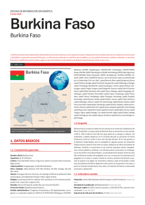 Ficha país de Burkina Faso - Ministerio de Asuntos Exteriores y de