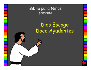 Jesus Chooses 12 Helpers Spanish
