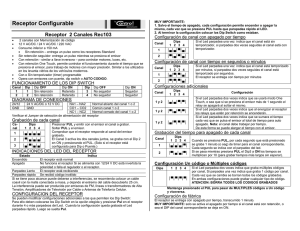 Receptor Configurable