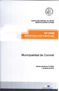 informe investigación especial 3-12 municipalidad de coronel