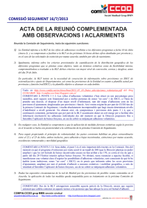 ACTA DE LA REUNIÓ COMPLEMENTADA AMB OBSERVACIONS I