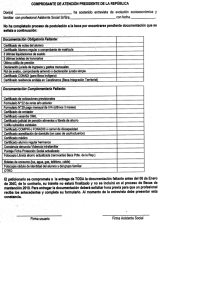 comprobante de atención presidente de la república